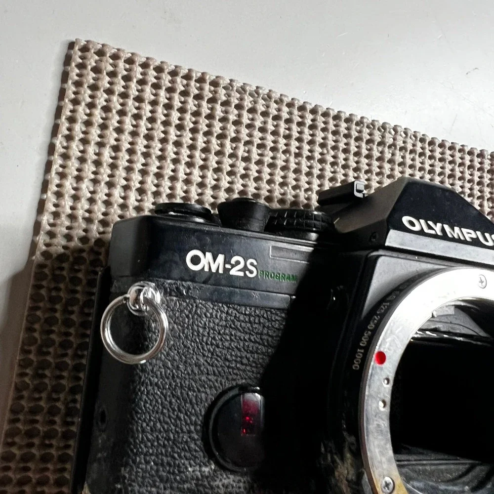 Olympus OM-2S Program 35mm SLR Film Camera Body Black For Parts Repair